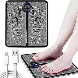 Massageador Para Pés Ems Magnético Tapete Massageador De Pés Elétrico e Recarregável Estimulador Muscular - YODHE