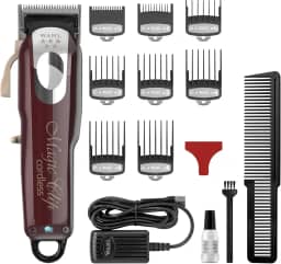 Aparador Cabelo Wahl Magic Clip Cordless, Wahl, MAGIC CLIP CORDLESS- 5 STARS, Vermelha/Cinza
