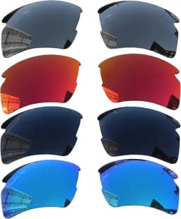 4 pares de lentes polarizadas de substituição para óculos de sol Oakley Flak 2.0 XL OO9188, à prova de estilhaçamento, antiarranhões, pacote econômico