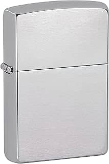 Isqueiro Zippo Cromado Brushed Chrome Ref 200
