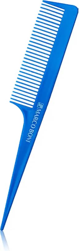 Pente Profissional Liso, Dentes Médios, Cabo separador de mechas, 1429, Marco Boni, Cores Sortidas, 1 Unidade