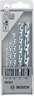 Bosch Jogo Broca para alvenaria CYL-1 Ø4-5-6-8-10 mm