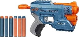 Nerf Elite 2.0 Volt SD-1 Lançador de dardos Nerf Elite com mira luminosa, 6 dardos de espuma, brinquedo para meninos e meninas, presente Dia das Crianças para crianças acima de 8 anos