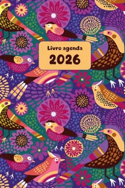 Livro Pássaros - Agenda 2026