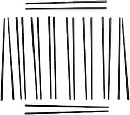 Ut Hashi 10 Pares Reutilizáveis para Comida Oriental Japonesa, Melanina, Ornamentado, Lavagem à Mão