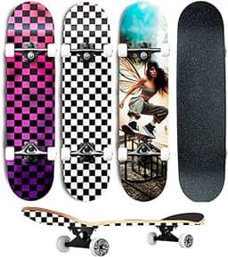 Skate Semi Profissional Montado Completo Modelos