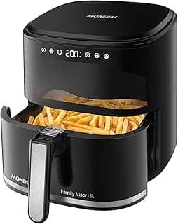 Fritadeira Sem Óleo Air Fryer Digital 5L, Mondial, Preto, 2000W, 220V - AF-50-DV