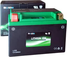 Bateria SkyRich Lítio – LIX9 – CCA 135A (YTZ14S / YTZ12S / YT12A-BS / YTX9-BS / YTX9)
