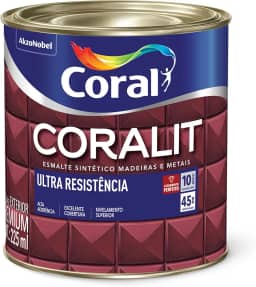 CORALIT ULTRA RESISTENCIA ALTO BRILHO MARROM CONHAQUE 225ML - CORAL