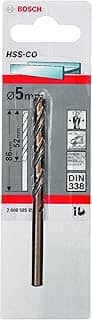 Bosch Broca para Metal Aço Rápido HSS-Co 5mm