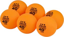 Kit 6 Bolas de Tênis de Mesa Ping-Pong Training 3 Estrelas ABS Vollo