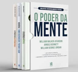 Biblioteca Desenvolvimento Pessoal: O Poder da Mente - Box com 3 Livros