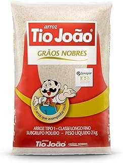 Tio João - Arroz 100% Grãos Nobres - 2kg