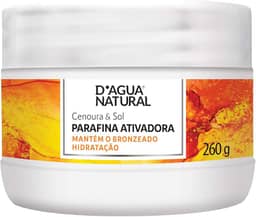 D'AGUA NATURAL Parafina Ativadora Cenoura E Sol 260 G