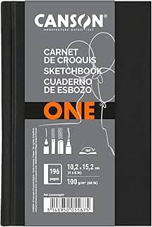 Sketchbook A6 100g/m², Canson, ArTBook One, 98 Folhas