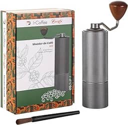 iCoffee Moedor de Café com Manivela Manual Cafeteira Capacidade 20g