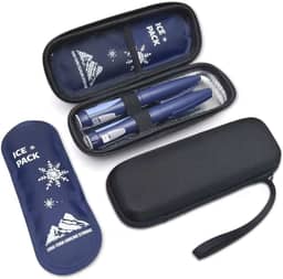 Estojo Térmico Gelo Reutilizável Medicamento Portátil Viagem