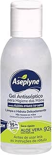 Aseplyne, Gel Antisséptico, Aloe e Vera, 92 g, Verde
