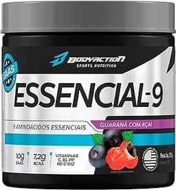 Essencial 9 EAA Aminoácios Essenciais 225g Sabor Guaraná com açaí Bodyaction