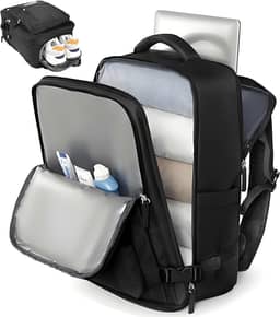 Romantic Crown Mochila de Viagem Expansivel Avião Grande Feminina,Mochila Executiva Masculina Impermeável Reforçada para Notebook,Casual Esportes Hiking Escola Presente