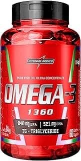 Integralmedica Ômega 3 Ultraconcentrado 1360mg por Dose - Suplemento Alimentar Funcional Biodisponível - Rico em Triglicerídeos - 60 Cápsulas