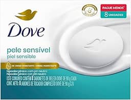 Sabonete em Barra Dove Pele Sensível 90 g 8 unidades