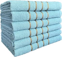 Kit 04 Toalha de Banho 100% Algodão Selecionado com Alta Absorção 70x130cm (Verde Claro)