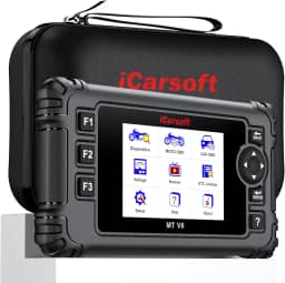 iCarsoft Ferramenta de diagnóstico de motocicleta MT V6 para sistema completo BMW/115 Reset/teste de atuação 197, scanner OBD2 de motocicleta + leitor de código de motor de carro, sangramento ABS