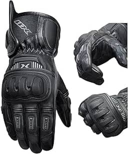 Luva X11 Impact 2 Cano Curto Couro Com Proteção Motoqueiro Motociclista