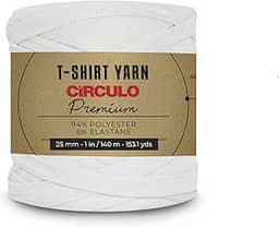 Fio de Malha Premium Circulo- Cores Básicas (8001-Branco)