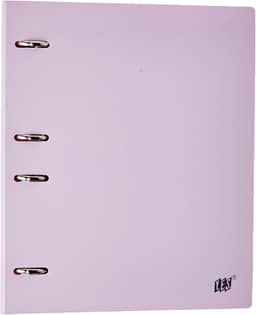 Fichário Argolado Colegial B5, YES, RC4EBCLL, Tons Pastel, Lilás