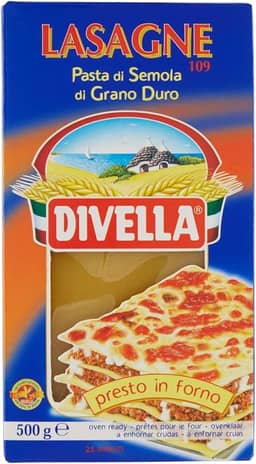 Divella Massa Nº 109 Lasagne Semola