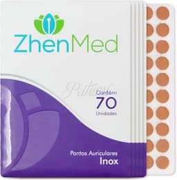 Ponto Auricular Inox 350 Pontos Zhenmed Auriculoterapia (Esparadrapo Redondo)