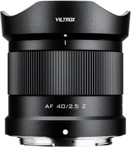 VILTROX Lente de montagem F2.5 Z de 40 mm, AF 40 mm f/2.5 Z lente de quadro completo para Nikon Z Mount Zf Z7II Z6II Z8 Z9 Z5 Z30 Z50