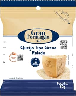 Queijo Tipo Grana Ralado 50g