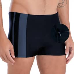 Sunga Boxer Praia Mash Com Bolso Zíper Uv 50+ Dryfast