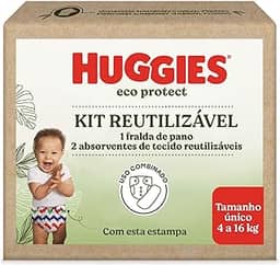Huggies Kit Fralda Reutilizável Eco Protect - Listrado