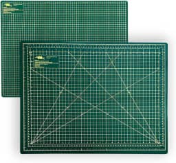 Base de Corte Tapete Emborrachado Grande A1 90x60 Dupla Face Para Artesanato Patchwork Scrapbook (Placa de Corte Verde)
