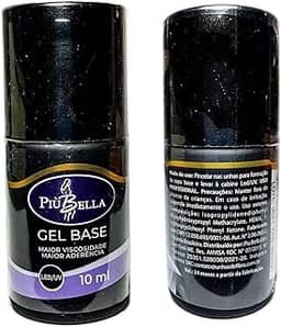 Gel Base Piubella unhas de gel e Blindagem de unha 10ml