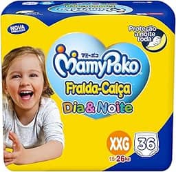 MamyPoko Fralda-Calça Dia&Noite Xxg 36 Unidades