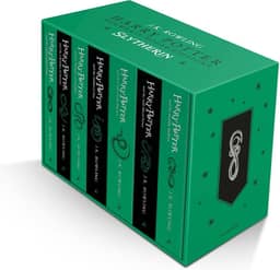 Harry Potter Slytherin House Editions Paperback Box Set: 1-7