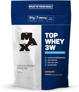 Max Titanium Top Whey 3W + Performance Refil 1 8Kg Chocolate V01