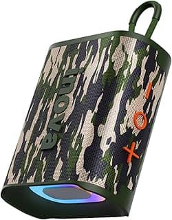 Caixa de Som Bluetooth, Alto-falante Bluetooth, IP67 à Prova d'Água e Poeira, Ideal para Ambientes Internos, Externos e Passeios (verdemilitar)