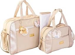 Kit Bolsa Mala Maternidade c/Trocador 3pcs Menino Menina Sunshine