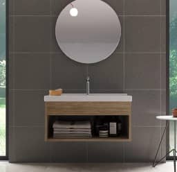 Gabinete com Cuba para Banheiro 100% MDF Berlin Zoff