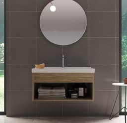 Gabinete com Cuba para Banheiro 100% MDF Berlin Zoff