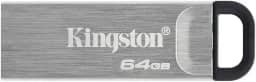 Kingston DataTraveler Kyson 64GB High Performance USB 3.2 Metal Flash Drive | Velocidades de até 200 MB/s | DTKN/64 GB