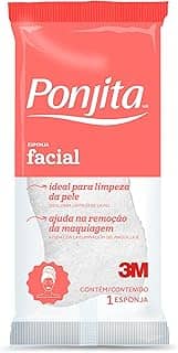 Ponjita, 3M, Esponja Facial Suave, Branca