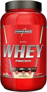 Integralmedica - Hipercalórico - Nutri Whey Protein Baunilha - Pote 900g - Fonte de Proteínas e Carboidratos - Suplemento Alimentar, Ganho Muscular e Recuperação Pós-Treino