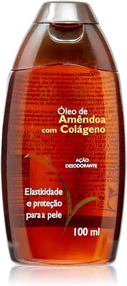 Óleo Corporal de Amêndoas com Colágeno, , Branco, 100 Ml, Muriel